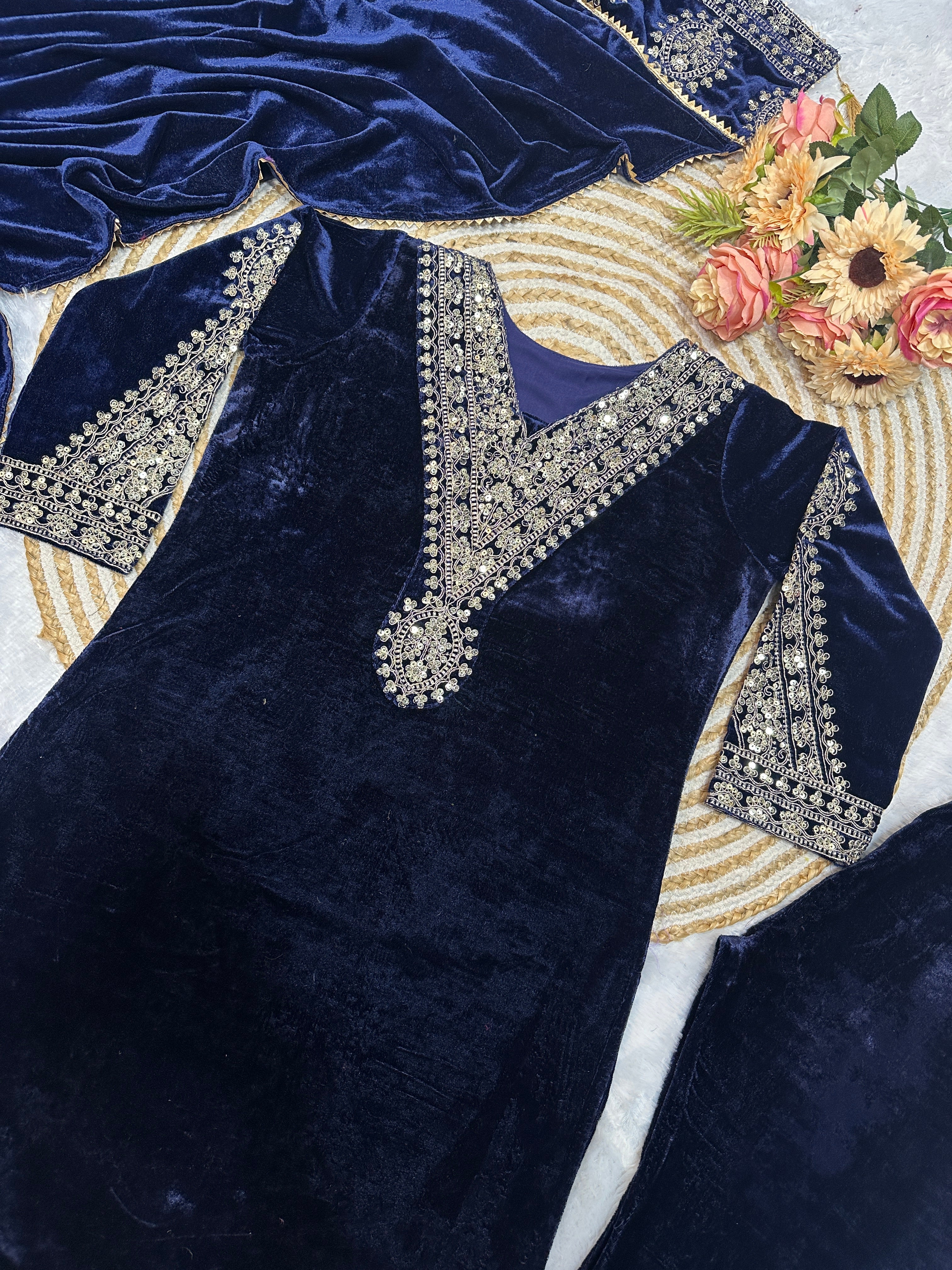 डिजाइनर पार्टी वेयर लुक: टॉप, प्लाजो और दुपट्टा