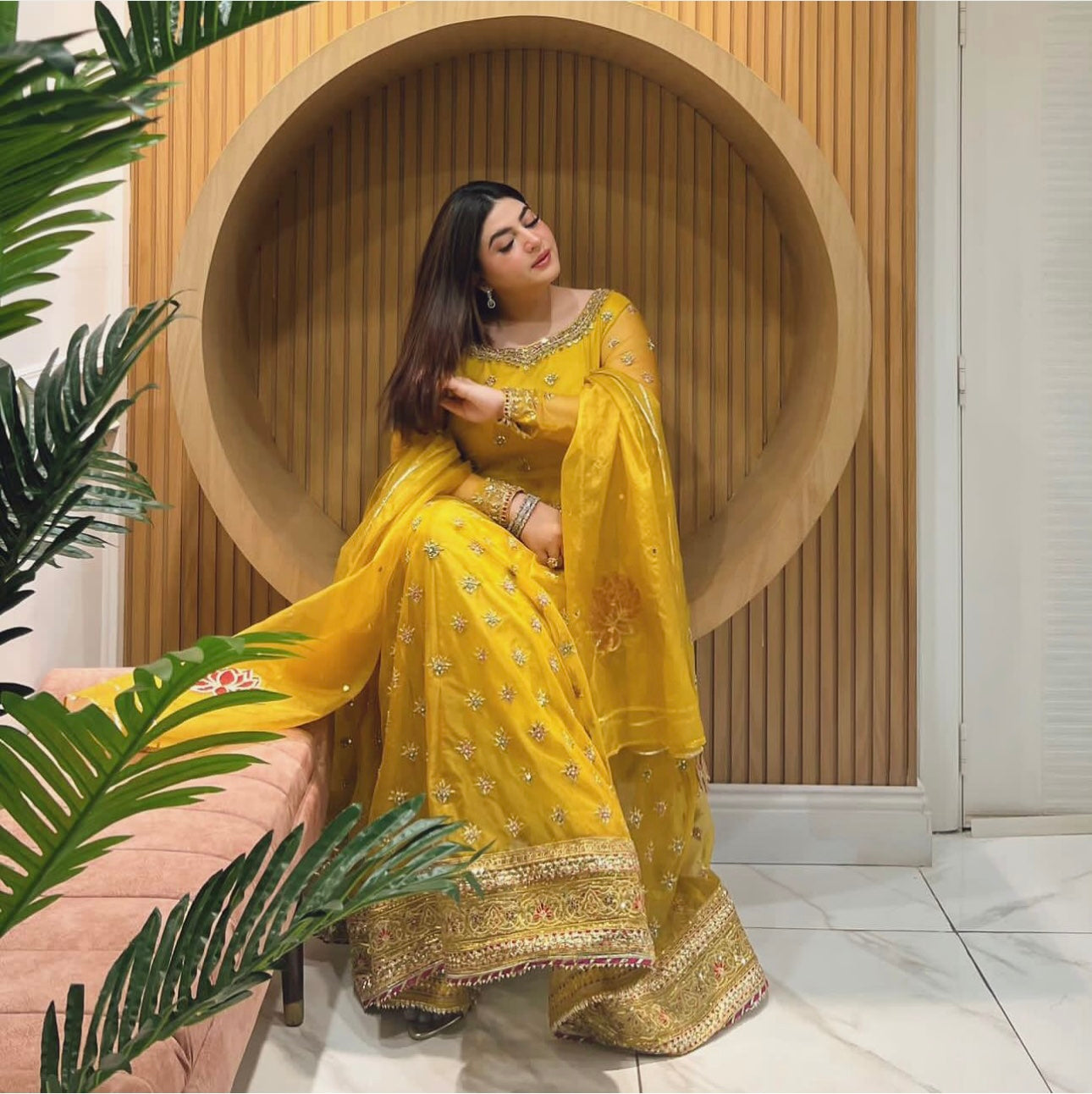 Beautiful Party Wear Gown -Pent And Designer Dupatta