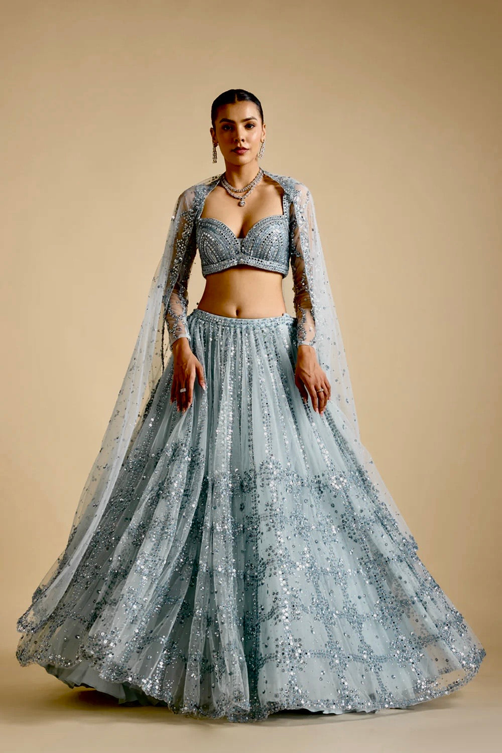 Party Wear Look Lehenga Choli With Sequence Work