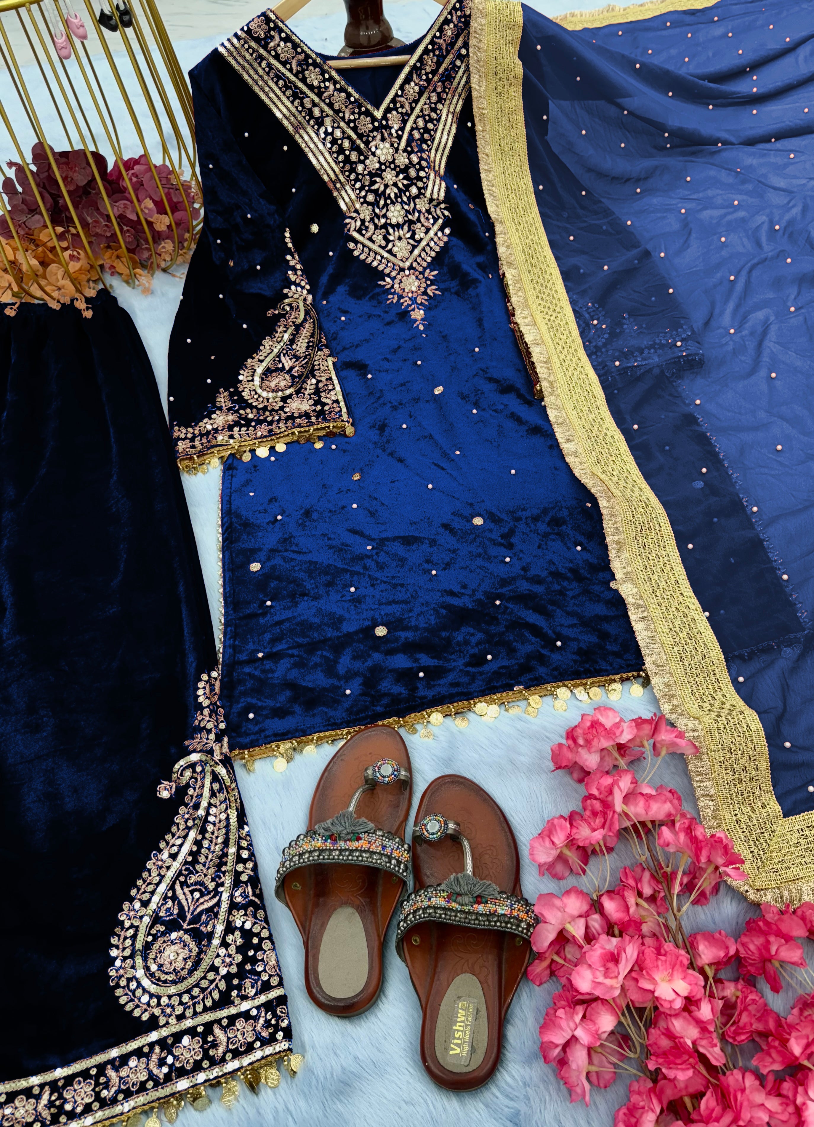 Beautiful Trending Suit Pent With Dupatta