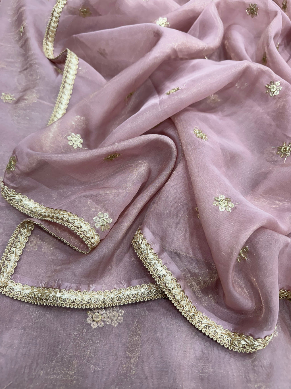 Designer Saree With Beautiful Sequins Embroidery Work