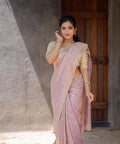 Designer Saree With Beautiful Sequins Embroidery Work
