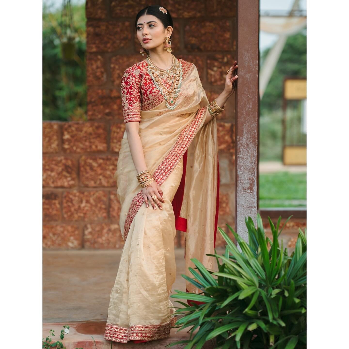 Trending Saree With Sequence And Dori Embroidery Work