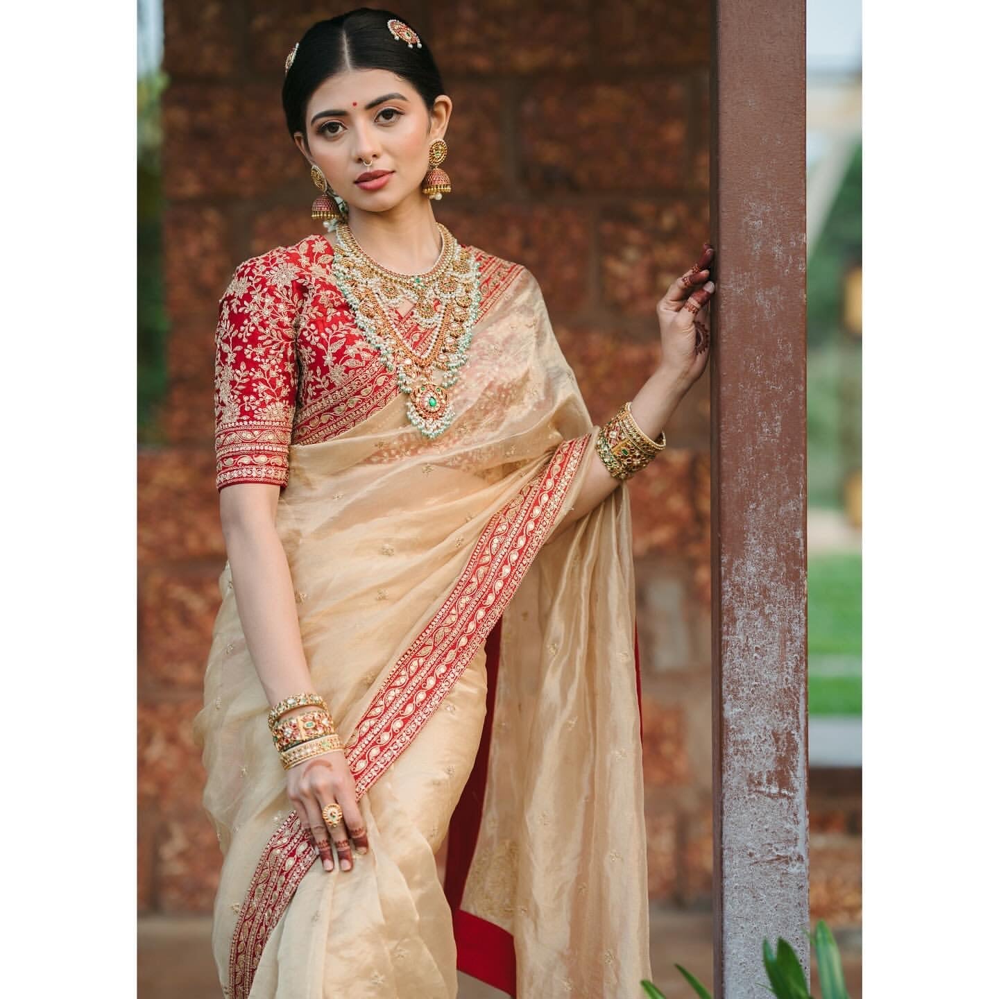 Trending Saree With Sequence And Dori Embroidery Work