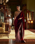 Party Wear Beautiful Saree With Thread & Dori work