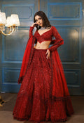 Designer Lehenga Choli With Beautiful Thread Embroidery ,Dori Work