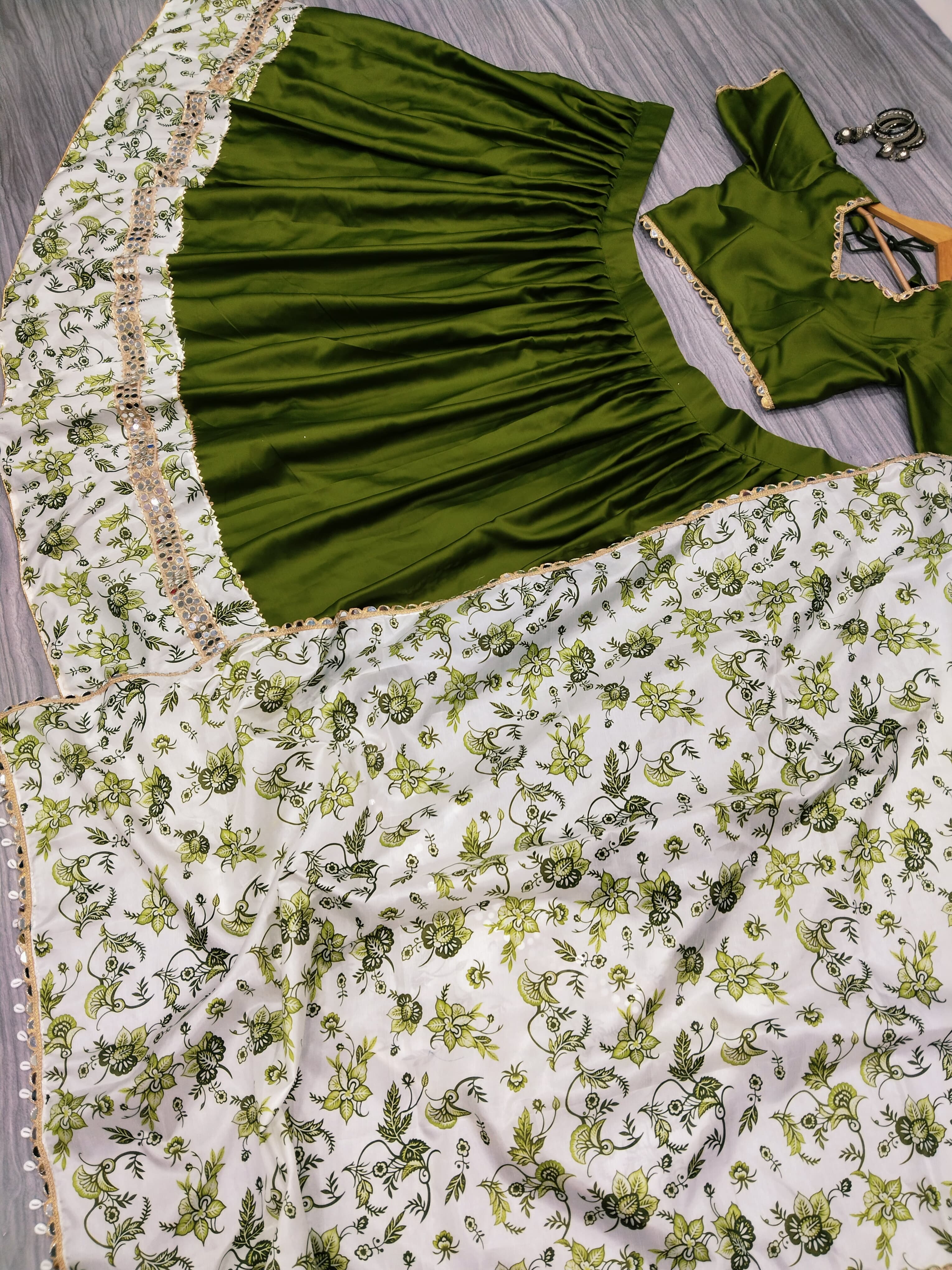 Beautiful Navratri Lehenga Choli With Beautiful Digital Print Work