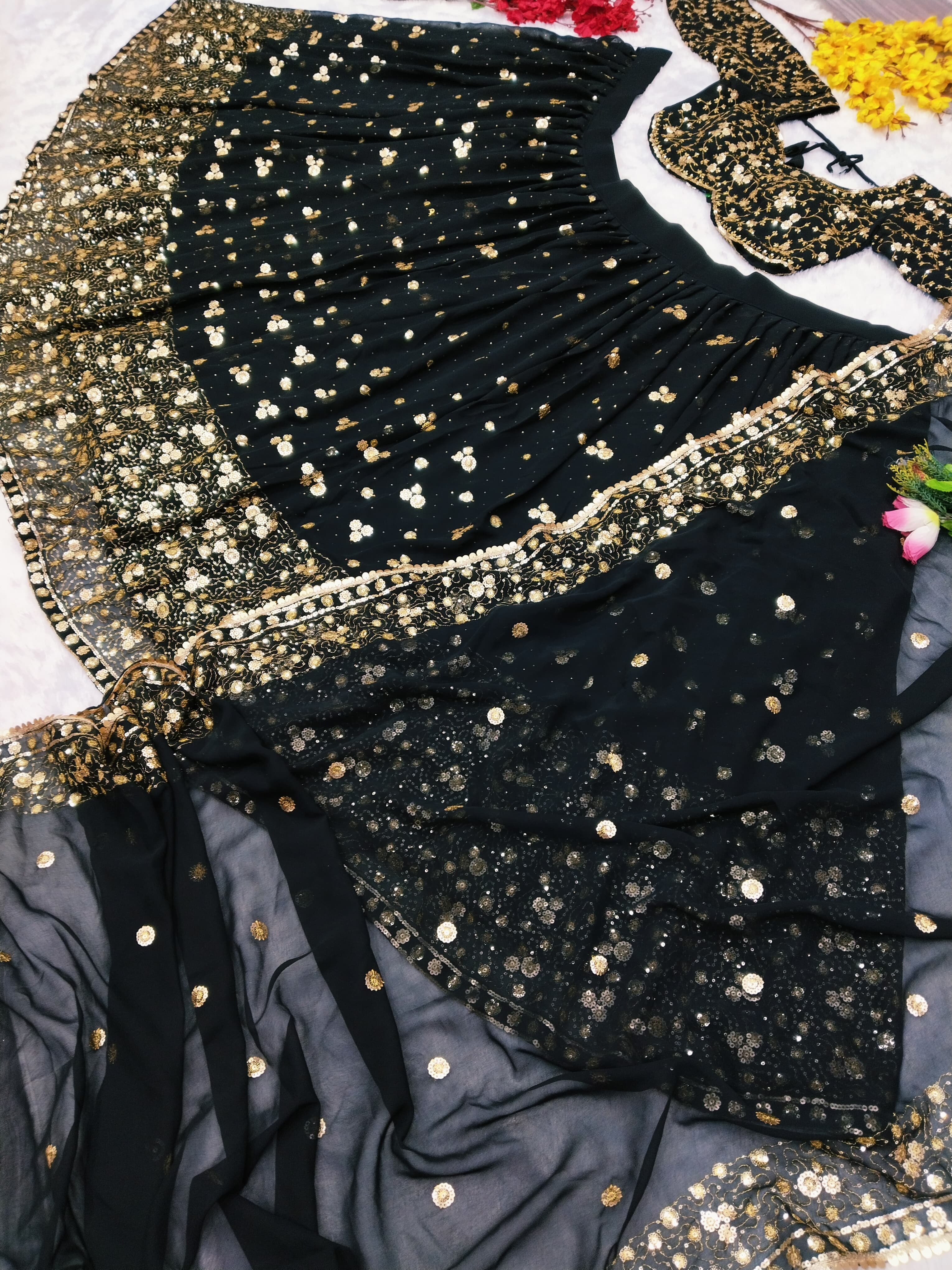 Beautiful Designer Lehenga Choli With Beautiful Embroidery Work